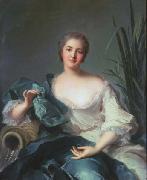 Jjean-Marc nattier Portrait of Madame Marie-Henriette-Berthelet de Pleuneuf oil